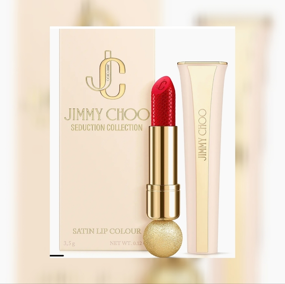 Jimmy Choo Seduction Collection Satin Lip 001 Red Carpet NIB